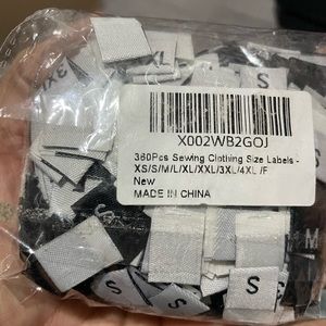 Size Tags 360 Pc new